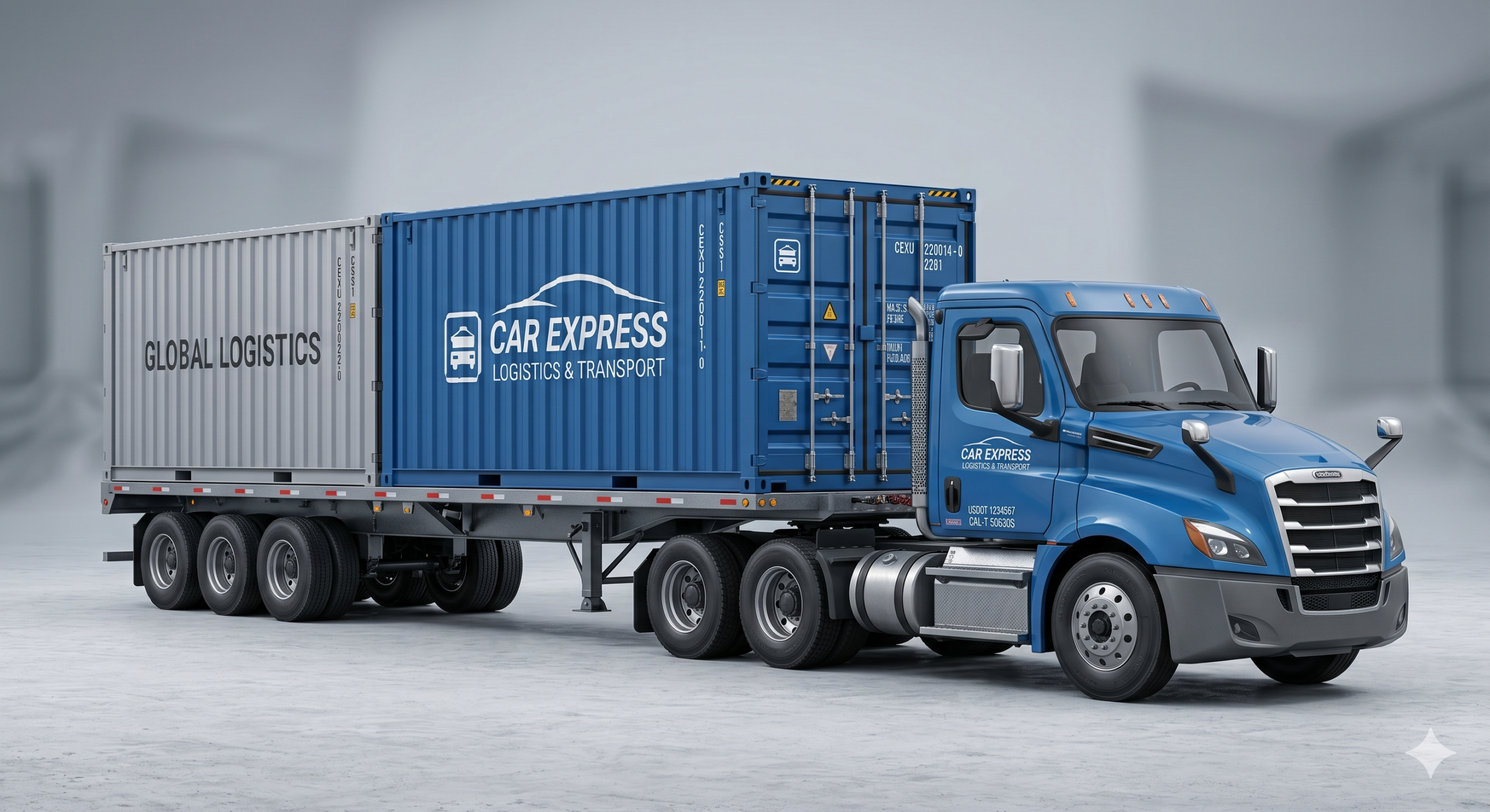 King Movers Container Truck