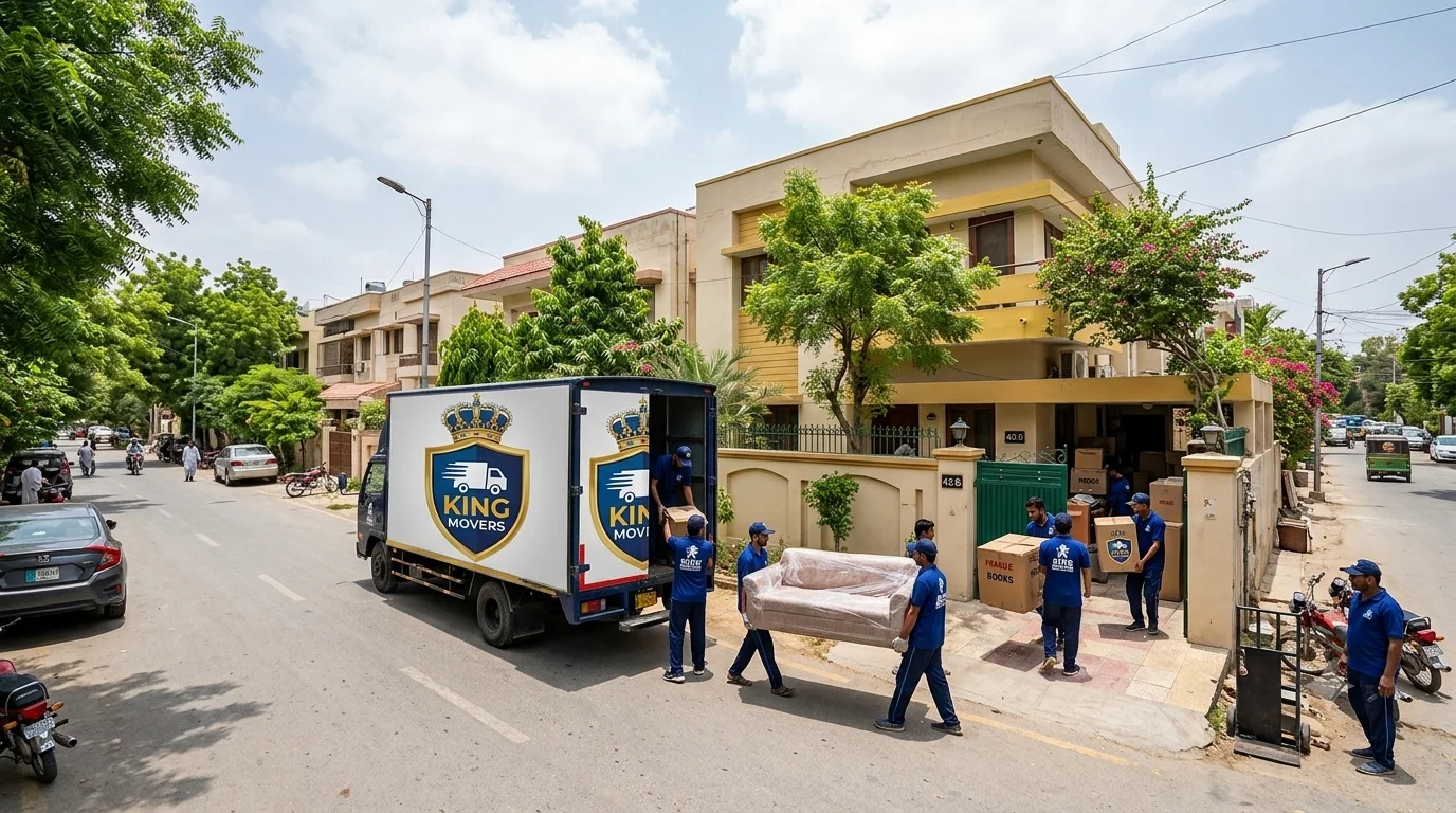 House Shifting Services in PECHS Karachi King Movers