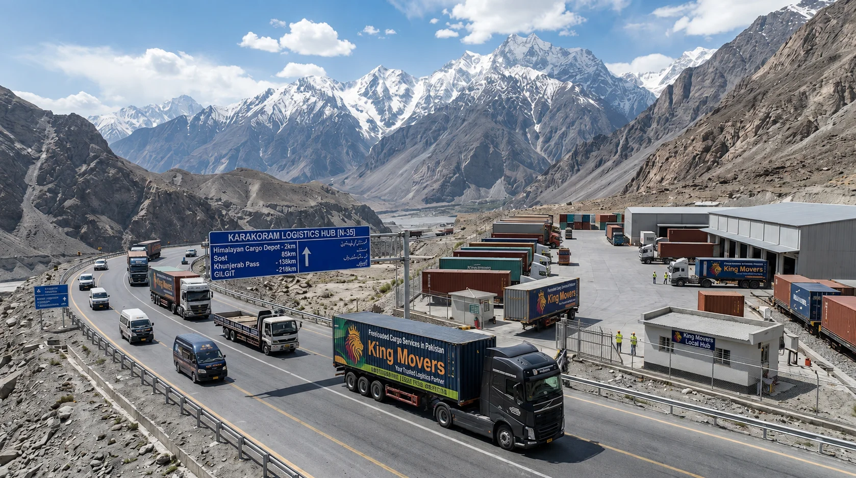 Professional Cargo Services in Pakistan King Movers